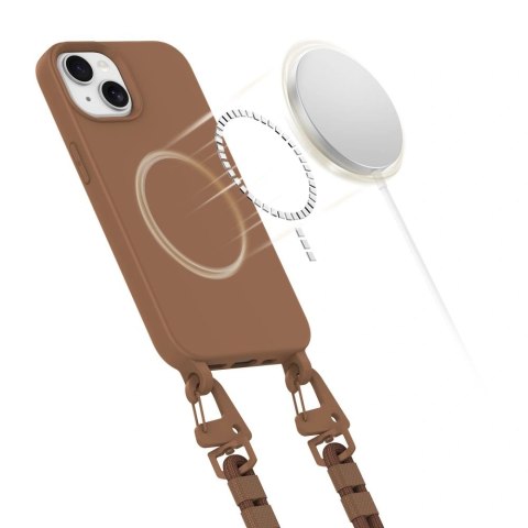 Etui Tech-Protect Magnecklace MagSafe Apple iPhone 13 Chocolate Brown