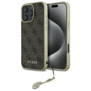 Etui na telefon Guess GUHCP16XGF4GBR iPhone 16 Pro Max brązowe