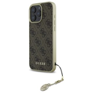 Etui na telefon Guess GUHCP16XGF4GBR iPhone 16 Pro Max brązowe