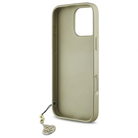 Etui na telefon Guess GUHCP16LGF4GBR Apple iPhone 16 Pro brązowe