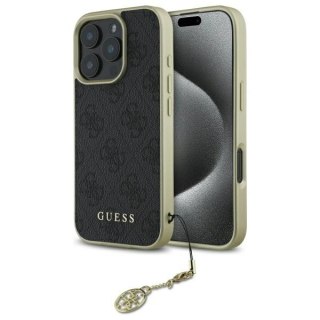 Etui na telefon Guess GUHCP16LGF4GGR iPhone 16 Pro Charms czarny