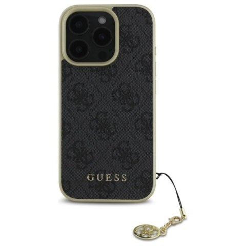 Etui na telefon Guess GUHCP16LGF4GGR iPhone 16 Pro Charms czarny