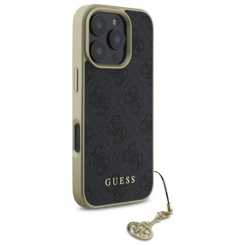 Etui na telefon Guess GUHCP16LGF4GGR iPhone 16 Pro Charms czarny