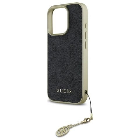 Etui na telefon Guess GUHCP16LGF4GGR iPhone 16 Pro Charms czarny