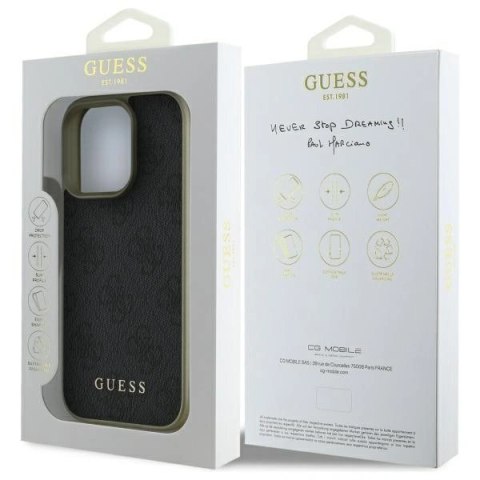 Etui na telefon Guess GUHCP16LGF4GGR iPhone 16 Pro Charms czarny