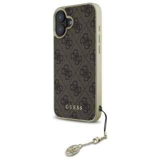 Etui na telefon Guess GUHCP16MGF4GBR Apple iPhone 16 Plus brązowy