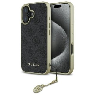 Etui na telefon Guess GUHCP16MGF4GGR iPhone 16 Plus Charms czarny