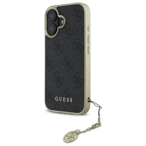 Etui na telefon Guess GUHCP16MGF4GGR iPhone 16 Plus Charms czarny