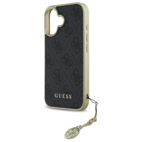 Etui na telefon Guess GUHCP16MGF4GGR iPhone 16 Plus Charms czarny