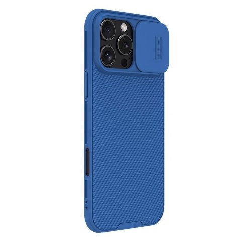 Etui na telefon Nillkin Camshield Pro do iPhone 16 Pro Max Niebieski