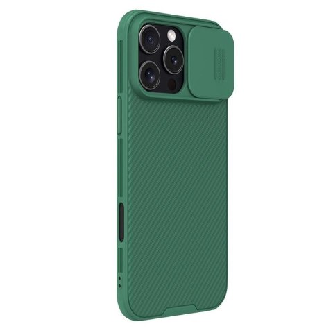 Etui na telefon Nillkin Camshield Pro iPhone 16 Pro Max Dark Green