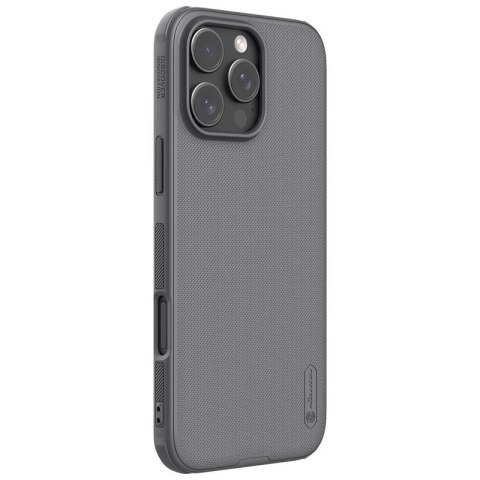 Etui na telefon Nillkin Super Shield Pro iPhone 16 Pro szarość titanium