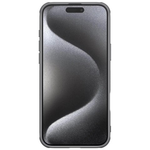 Etui na telefon Nillkin Super Shield Pro iPhone 16 Pro szarość titanium