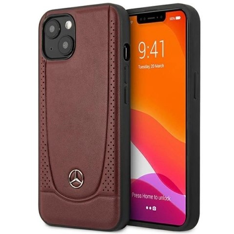 Etui Mercedes MEHCP14MARMRE Apple iPhone 14 Plus / 15 Plus hardcase Leather Urban Bengale czerwony/red