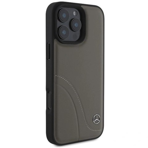 Etui na telefon Mercedes MEHCP16X23RBCSB iPhone 16 Pro Max brązowe