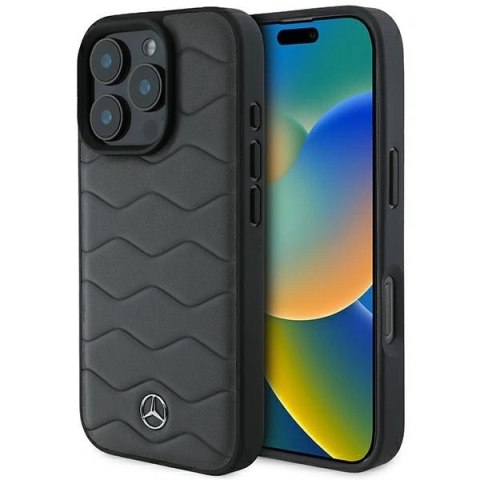 Etui na telefon Mercedes MEHCP16X23RWRSA iPhone 16 Pro Max skórzane