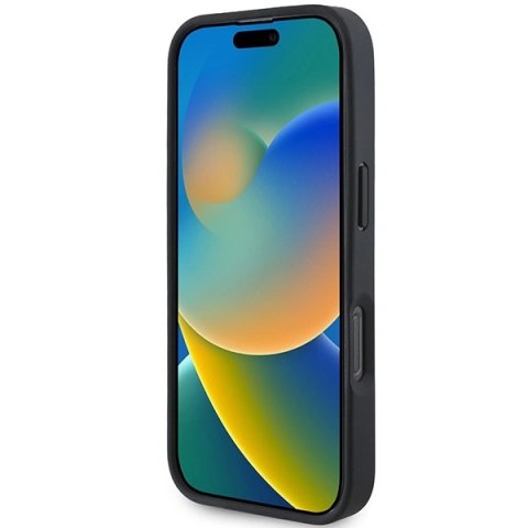 Etui na telefon Mercedes MEHCP16XARMBK iPhone 16 Pro Max skórzane czarne