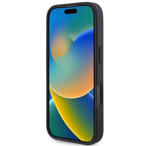 Etui na telefon Mercedes MEHCP16L23RBCSK iPhone 16 Pro skórzane czarne