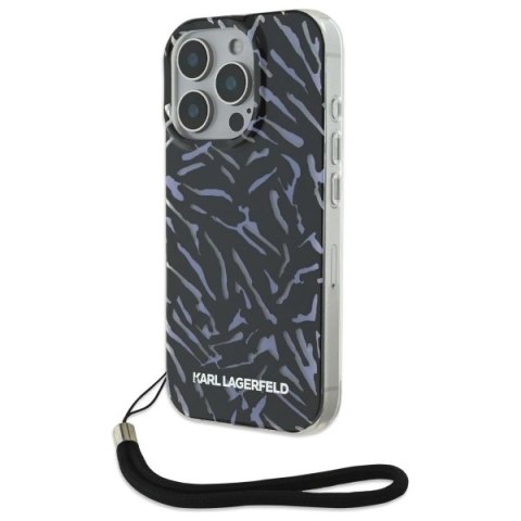 Etui na telefon Karl Lagerfeld KLHCP16LHZBPKCCU iPhone 16 Pro Zebra