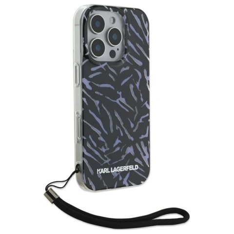 Etui na telefon Karl Lagerfeld KLHCP16LHZBPKCCU iPhone 16 Pro Zebra