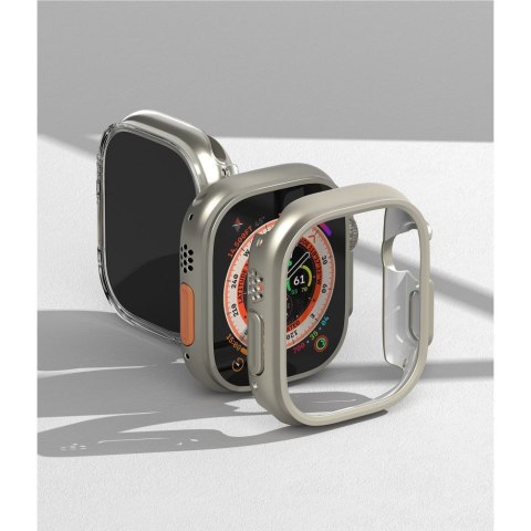 Etui Ringke Slim Apple Watch Ultra 49mm Clear & Titanium Grey [2 PACK]