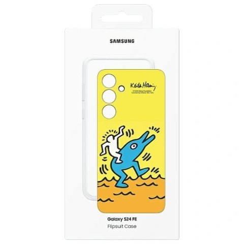 Etui na telefon Samsung Galaxy S24 FE Flipsuit Case żółty żółty