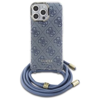 Etui na telefon Guess GUHCP16LHC4SEB iPhone 16 Pro Crossbody niebieskie