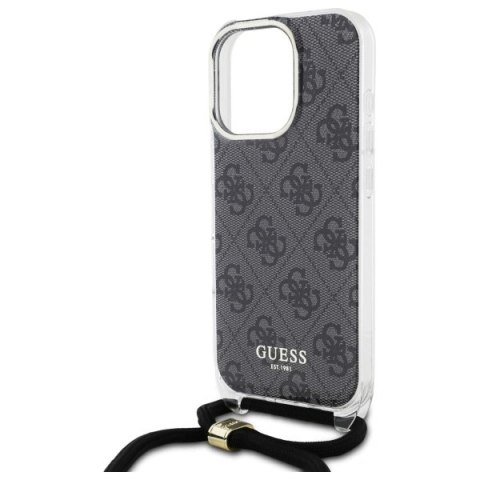 Etui na telefon Guess GUHCP16LHC4SEK Apple iPhone 16 Pro Crossbody czarny