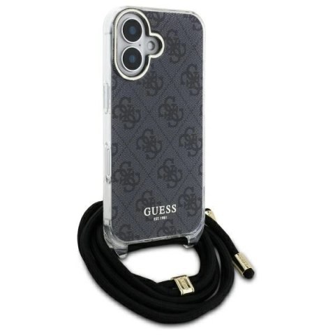 Etui na telefon Guess GUHCP16LHC4SEK Apple iPhone 16 Pro Crossbody czarny