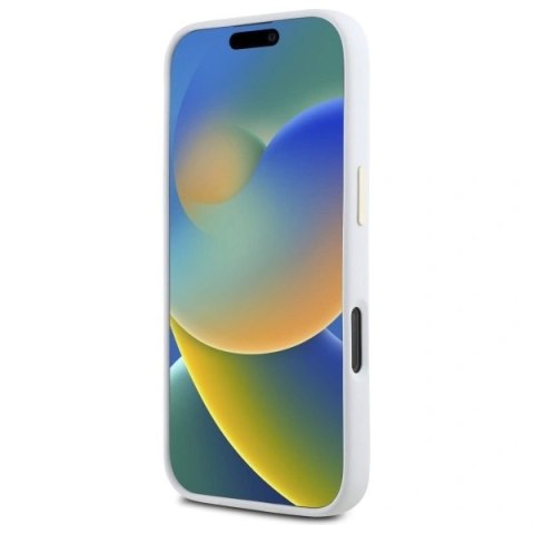 Etui na telefon Guess GUHCP16LM4DGPH iPhone 16 Pro silikonowe biały