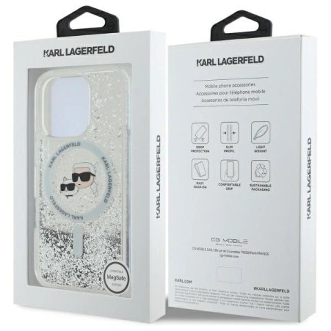 Etui na telefon Karl Lagerfeld KLHMP16LLGKCSGH iPhone 16 Pro Magsafe