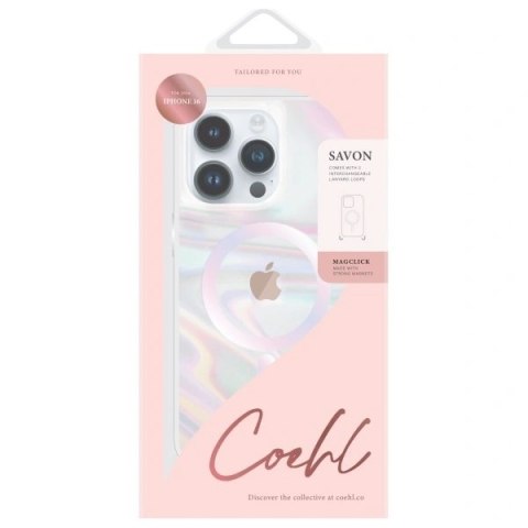 Etui UNIQ Coehl Savon Apple iPhone 16 Magnetic Charging bubble prism