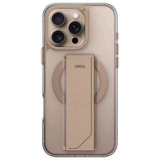 Etui na telefon UNIQ Heldro Max Apple iPhone 16 Pro Magclick złoty/taupe