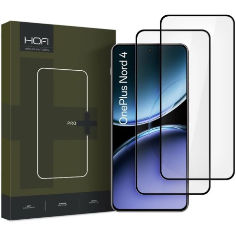 Szkło hartowane Hofi Glass Pro+ OnePlus Nord 4 Black [2 PACK]