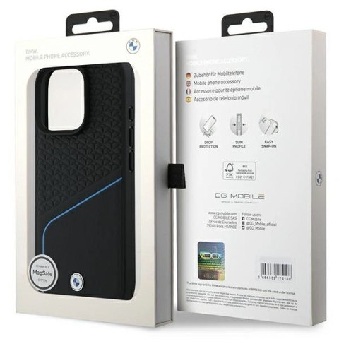 Etui na telefon BMW BMHMP16L23RDCLK iPhone 16 Pro MagSafe czarny