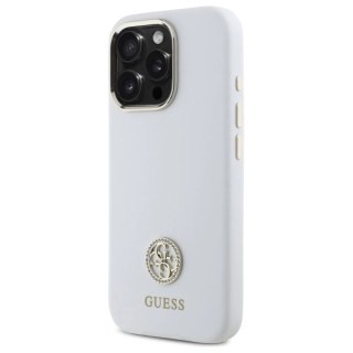 Etui na telefon Guess GUHCP16XM4DGPH iPhone 16 Pro Max biały silikon