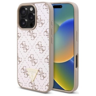 Etui na telefon Guess GUHCP16XPG4GPH iPhone 16 Pro Max biały 4G Triangle