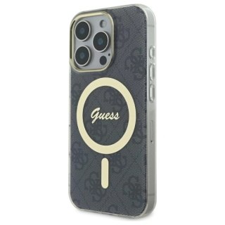 Etui na telefon Guess GUHMP16LH4STK iPhone 16 Pro MagSafe czarny