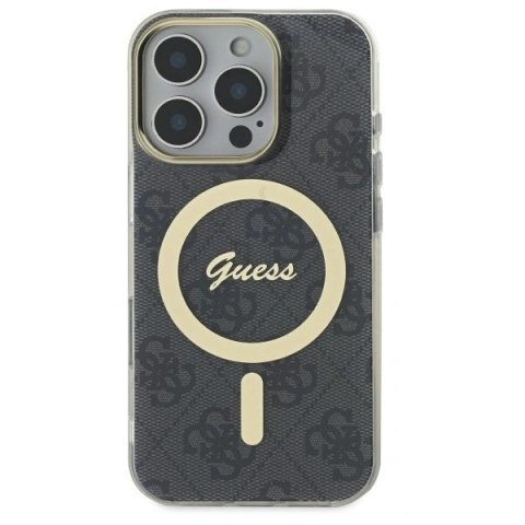 Etui na telefon Guess GUHMP16LH4STK iPhone 16 Pro MagSafe czarny