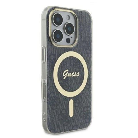 Etui na telefon Guess GUHMP16LH4STK iPhone 16 Pro MagSafe czarny