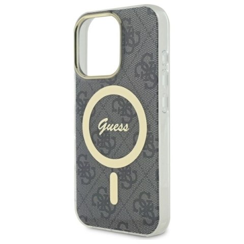 Etui na telefon Guess GUHMP16LH4STK iPhone 16 Pro MagSafe czarny