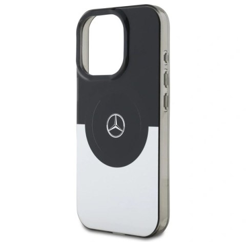 Etui na telefon Mercedes MEHMP16L23HBIGK iPhone 16 Pro MagSafe czarny srebrny