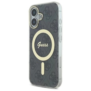 Etui na telefon Guess GUHMP16SH4STK do iPhone 16 MagSafe czarne