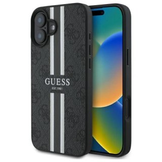 Etui na telefon Guess GUHMP16SP4RPSK iPhone 16 MagSafe czarne 4G