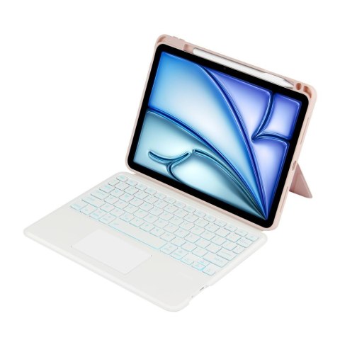 Etui Tech-Protect SmartCase Mag Pen + Keyboard Apple iPad Air 10.9 2020/2022 (4. i 5. gen) / iPad Air 11 2024 (6. gen) Pink