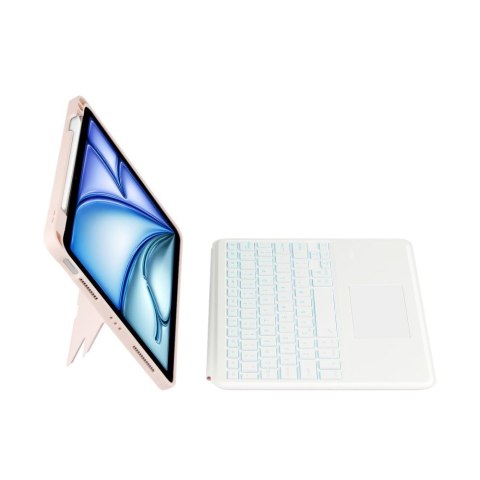 Etui Tech-Protect SmartCase Mag Pen + Keyboard Apple iPad Air 10.9 2020/2022 (4. i 5. gen) / iPad Air 11 2024 (6. gen) Pink