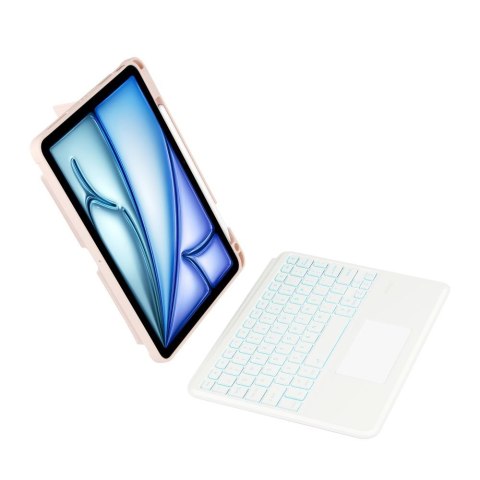 Etui Tech-Protect SmartCase Mag Pen + Keyboard Apple iPad Air 10.9 2020/2022 (4. i 5. gen) / iPad Air 11 2024 (6. gen) Pink