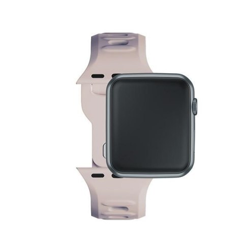 Pasek 3MK Silicone Watch Strap Apple Watch 4/5/6/7/8/9/SE/Ultra 42/44/45/49mm różowobeżowy/latte