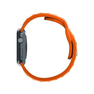 Pasek 3MK Silicone Watch Strap Apple Watch 4/5/6/7/SE/8/9/10 40/41/42mm pomarańczowy/orange