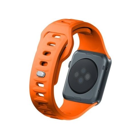 Pasek 3MK Silicone Watch Strap Apple Watch 4/5/6/7/SE/8/9/10 40/41/42mm pomarańczowy/orange